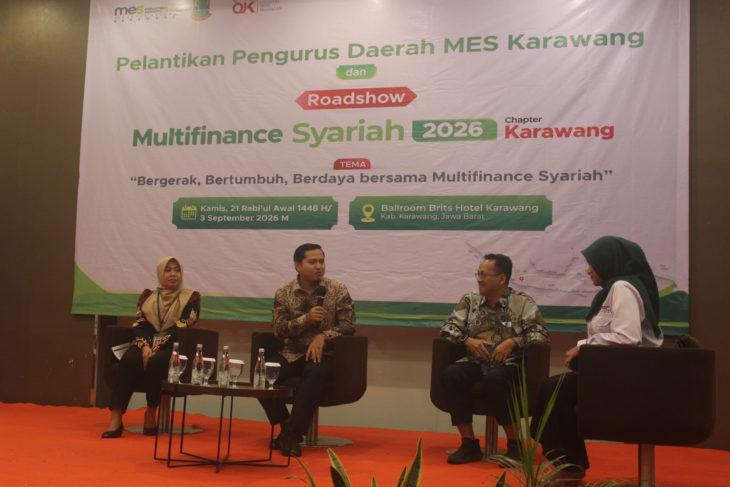 Roadshow Multifinance Syariah 2026 di Karawang: Mengusung Tema Bergerak, Bertumbuh, Berdaya Bersama Multifinance Syariah untuk Akselerasi Ekonomi Umat